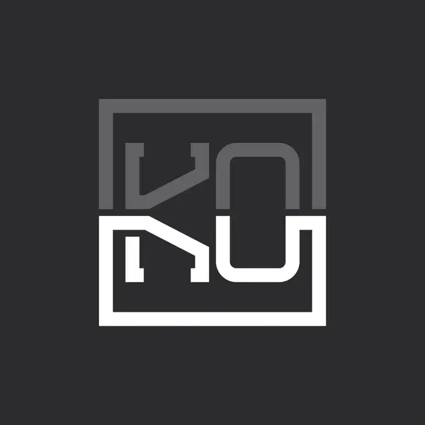 Yaratıcı Modern Minimalist KO Harf Logosu Tasarımı. Herhangi bir iş için KO Logo Monogramı