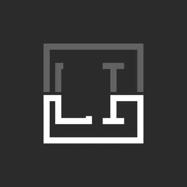 Yaratıcı Modern Minimalist LI Letter Logo Tasarımı. Herhangi bir iş için LI Logo Monogramı