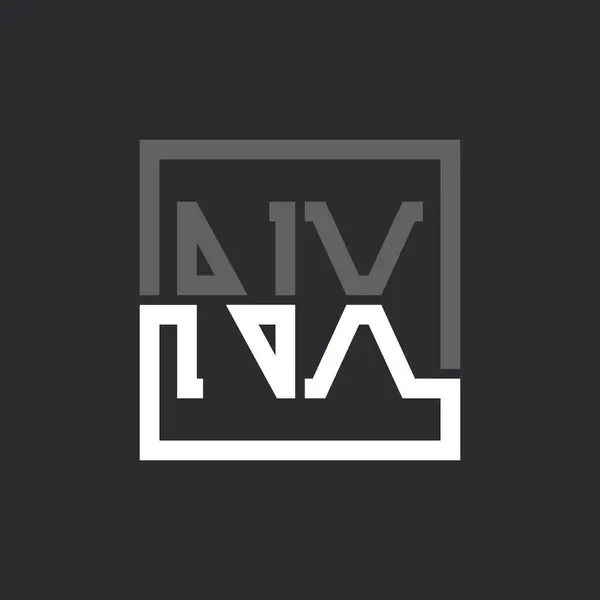 Yaratıcı Modern Minimalist NX Harf Logosu Tasarımı. Herhangi bir iş için NX Harfi Logo Monogramı