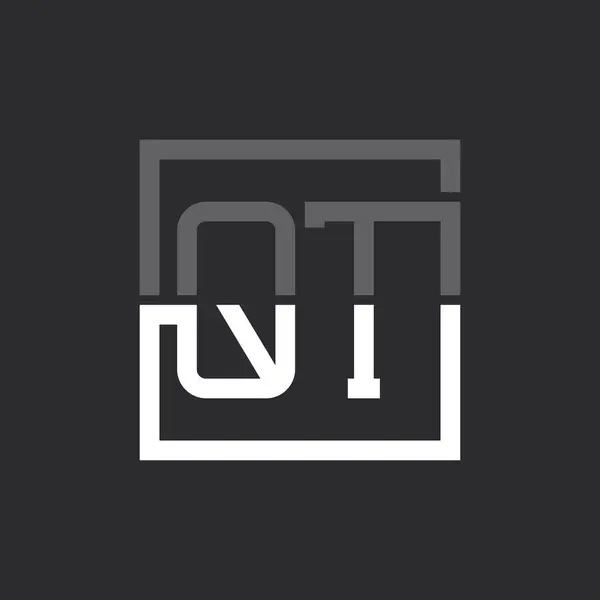 Yaratıcı Modern Minimalist QT Harf Logosu Tasarımı. Herhangi bir iş için QT Logo Monogramı