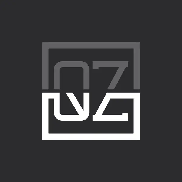 Yaratıcı Modern Minimalist QZ Harf Logosu Tasarımı. Herhangi bir İş İçin QZ Logo Monogramı