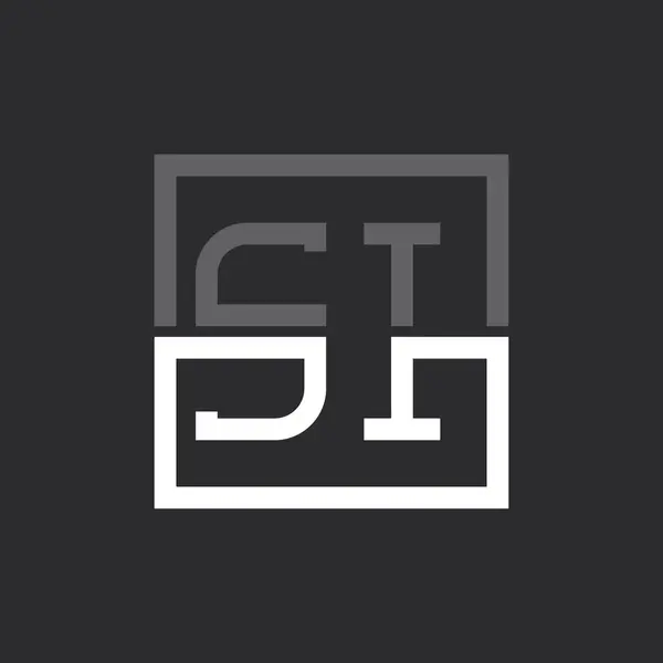 Yaratıcı Modern Minimalist SI Harf Logosu Tasarımı. Herhangi bir iş için SI Logo Monogramı