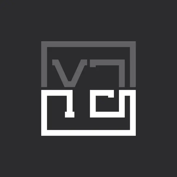 Yaratıcı Modern Minimalist YJ Mektup Logosu Tasarımı. Herhangi bir iş için YJ Logosu Monogramı