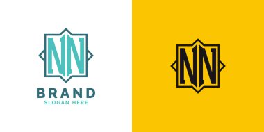 Modern NN Monogram Logo Design. Initial Letter NN Logo, Versatile Branding Suitable for any Brand clipart