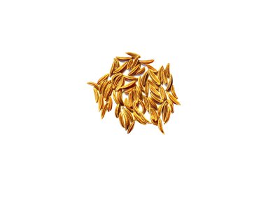 Caraway or Persian cumin on isolated white background clipart