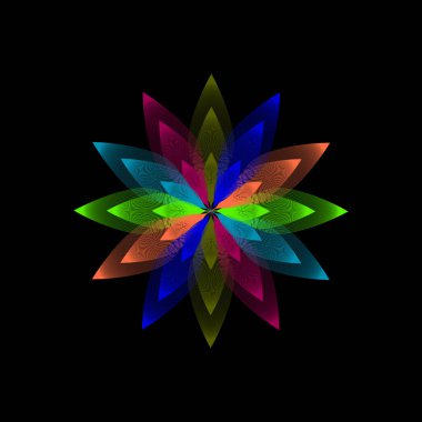 vektör çizimi soyut desen nesnesi