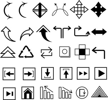 İş ve kurumsal simge daire simgeleri ayarlandı