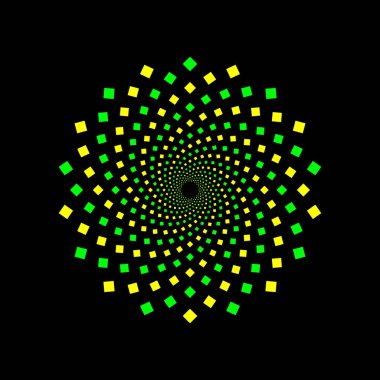 vektör çizimi soyut desen nesnesi