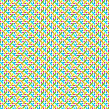 Kusursuz Geometrik çizgi çizim deseni nesnesi