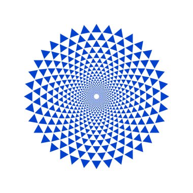 Kusursuz Geometrik daire desenli nesne