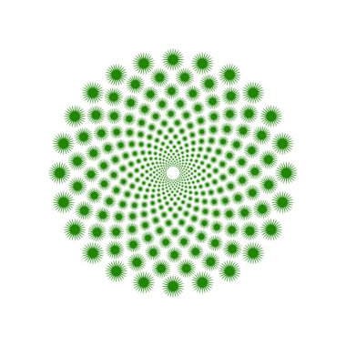 Kusursuz Geometrik daire desenli nesne