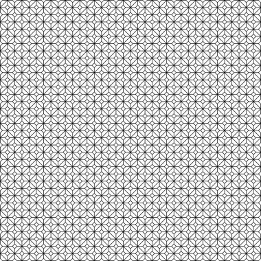 Kusursuz Geometrik çizgi çizim deseni nesnesi