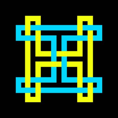 Kusursuz dekorasyon desen tasarımı basit sanat 