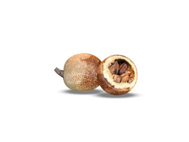 Brazil nuts or Bertholletia excelsa isolated on white background clipart