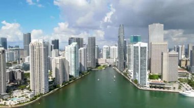Miami Nehir Alanının Hava Görüntüsü