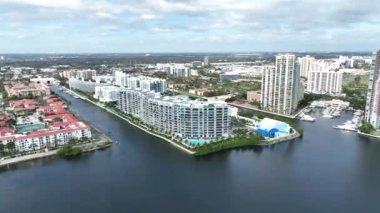 Florida Bulvarı 'nın havadan görünüşü ABD