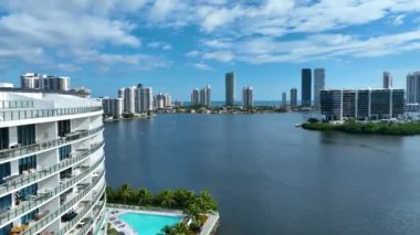 Florida Bulvarı 'nın havadan görünüşü ABD
