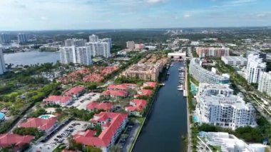 Florida Bulvarı 'nın havadan görünüşü ABD.