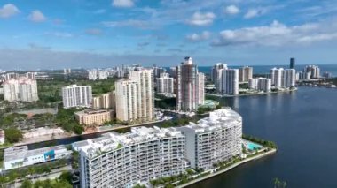 Florida Bulvarı 'nın havadan görünüşü ABD.