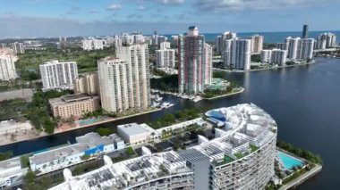 Florida Bulvarı 'nın havadan görünüşü ABD.