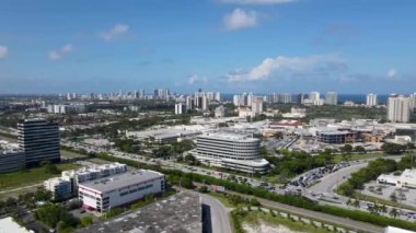 Florida Bulvarı 'nın havadan görünüşü ABD