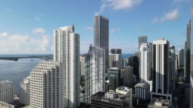 Miami Florida 'nın Havadan Görüntüleri ABD