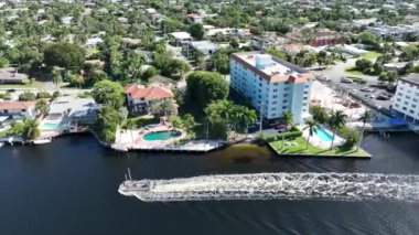 Fort Lauderdale Florida ABD 'nin Hava Görüntüleri