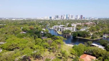 Fort Lauderdale Florida ABD 'nin Hava Görüntüleri