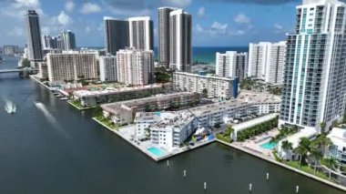 Hallandale Beach Florida 'nın Hava Görüntüleri