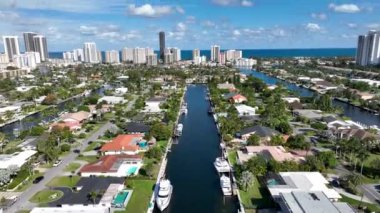 Hallandale Beach Florida 'nın Hava Görüntüleri