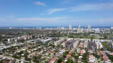 Hallandale Beach Florida 'nın Hava Görüntüleri