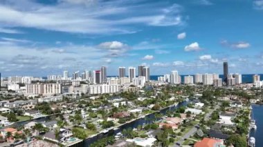 Hallandale Beach Florida 'nın Hava Görüntüleri