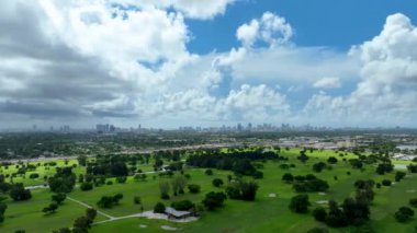 Hollywood Florida ABD 'nin hava görüntüsü