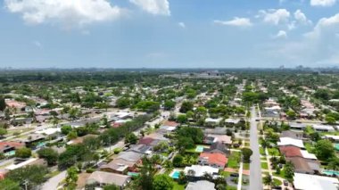 Hollywood Florida ABD 'nin hava görüntüsü