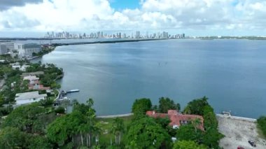 miami beach Florida havadan görünümü