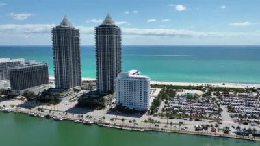 Miami Beach Florida 'nın Hava Görüntüleri