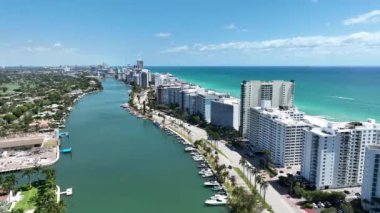 Miami Beach Florida 'nın Hava Görüntüleri