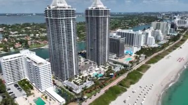 Miami Beach Florida 'nın Hava Görüntüleri