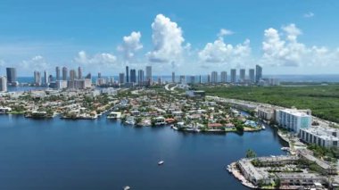 Miami Beach Florida 'nın Hava Görüntüleri
