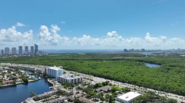 Miami Beach Florida 'nın Hava Görüntüleri