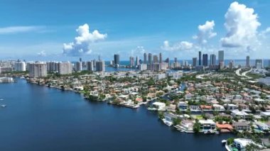 Miami Beach Florida 'nın Hava Görüntüleri