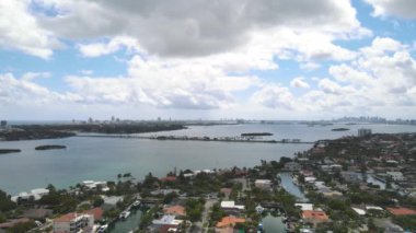 Kuzey Miami Beach Florida 'nın Hava Görüntüleri