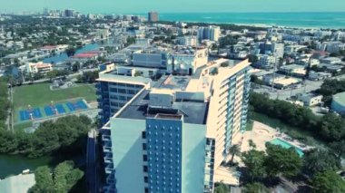 Kuzey Miami Beach Florida 'nın Hava Görüntüleri