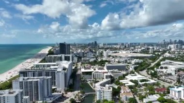 Kuzey Miami Beach Florida 'nın Hava Görüntüleri