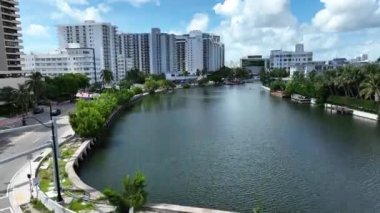 Kuzey Miami Beach Florida 'nın Hava Görüntüleri