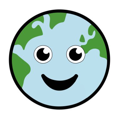 Dünya Çizgi Film Vektörü ve İllüstrasyonu