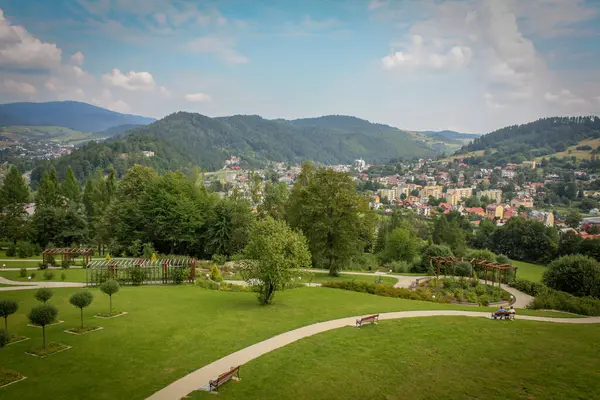 Parktaki patika Dağ yolunda