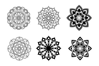 Mandala Tasarım Vektörü biçimi illüstrasyonu