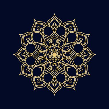 mandala tasarım vektör çizimi