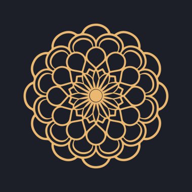 mandala tasarım vektör çizimi